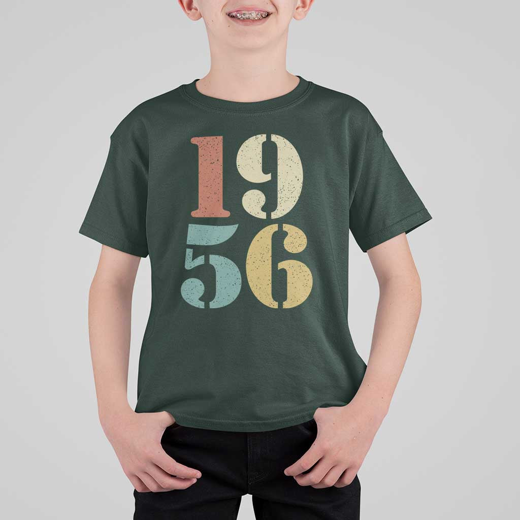 70th Birthday T Shirt For Kid Classic Retro 1956 70 Year Old Gifts