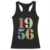 70th Birthday Racerback Tank Top Classic Retro 1956 70 Year Old Gifts