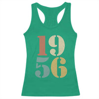 70th Birthday Racerback Tank Top Classic Retro 1956 70 Year Old Gifts