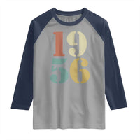 70th Birthday Raglan Shirt Classic Retro 1956 70 Year Old Gifts
