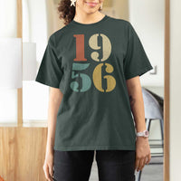 70th Birthday T Shirt For Women Classic Retro 1956 70 Year Old Gifts