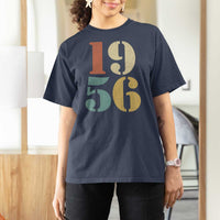 70th Birthday T Shirt For Women Classic Retro 1956 70 Year Old Gifts