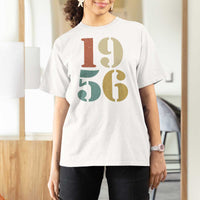 70th Birthday T Shirt For Women Classic Retro 1956 70 Year Old Gifts