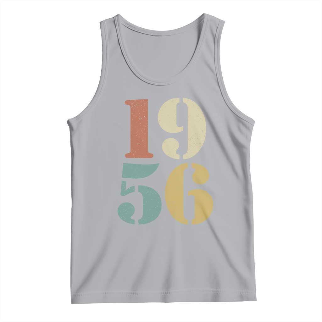 70th Birthday Tank Top Classic Retro 1956 70 Year Old Gifts