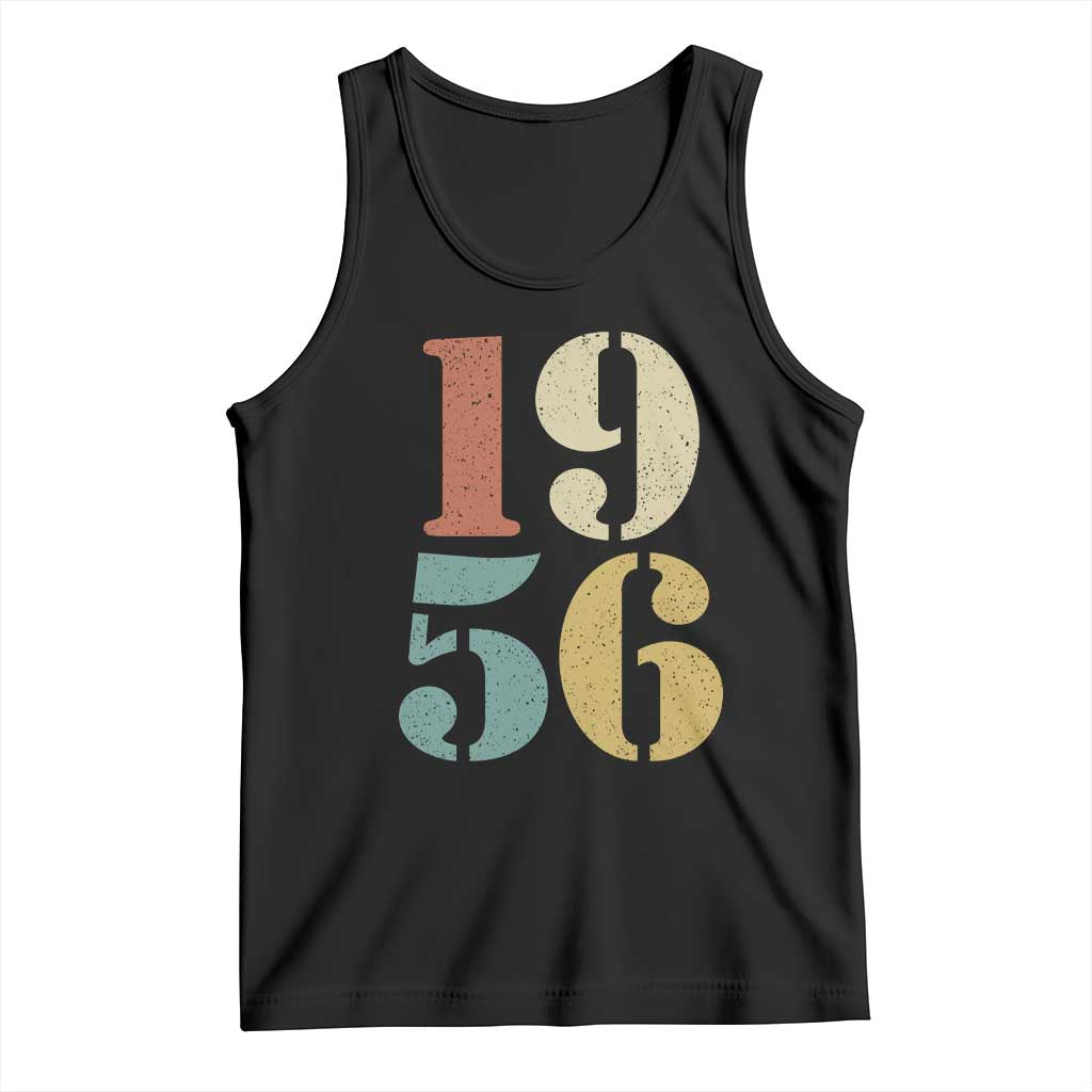 70th Birthday Tank Top Classic Retro 1956 70 Year Old Gifts