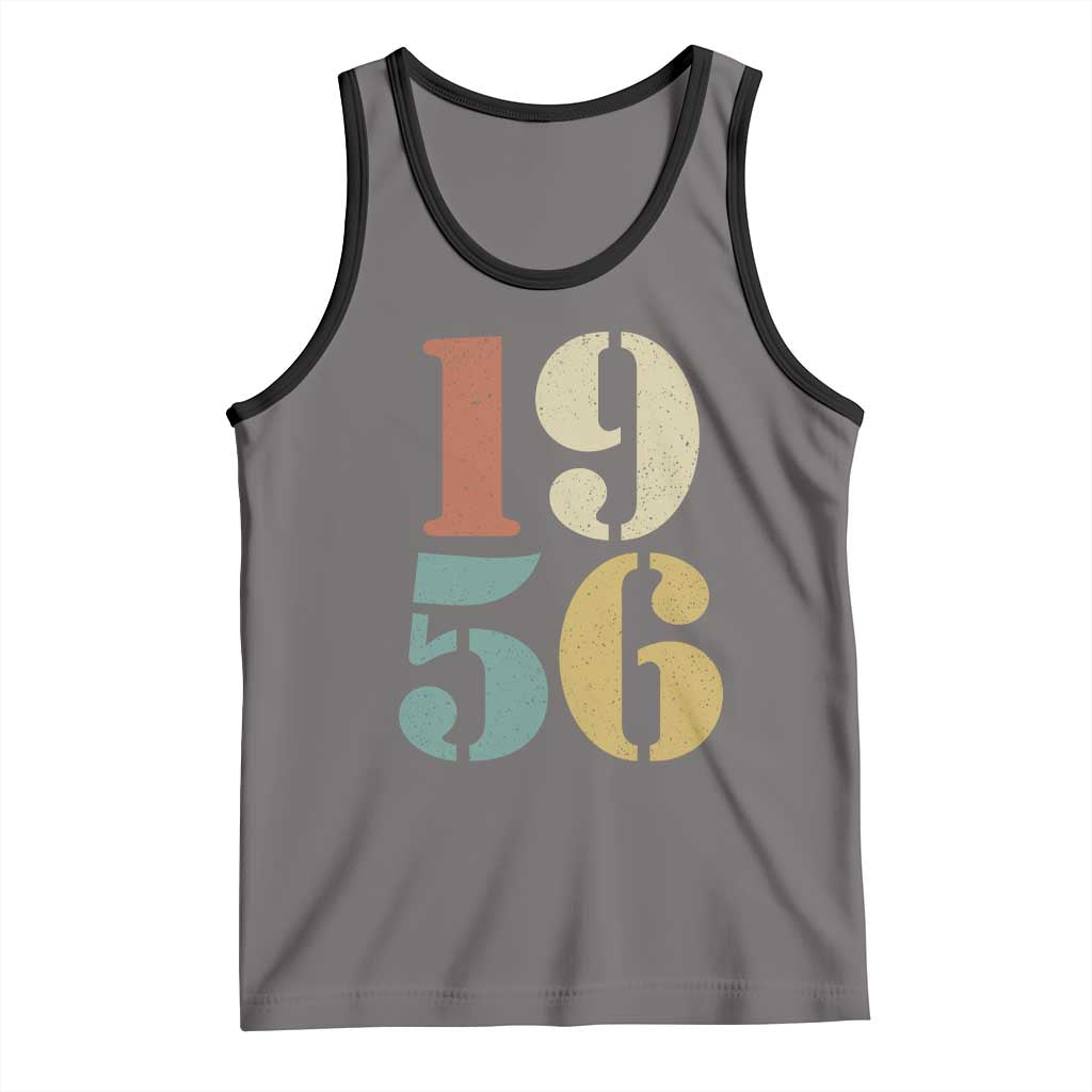 70th Birthday Tank Top Classic Retro 1956 70 Year Old Gifts