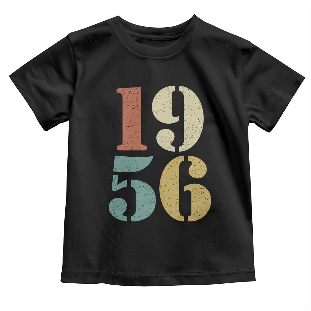 70th Birthday Toddler T Shirt Classic Retro 1956 70 Year Old Gifts