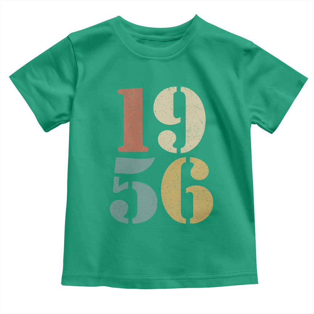 70th Birthday Toddler T Shirt Classic Retro 1956 70 Year Old Gifts