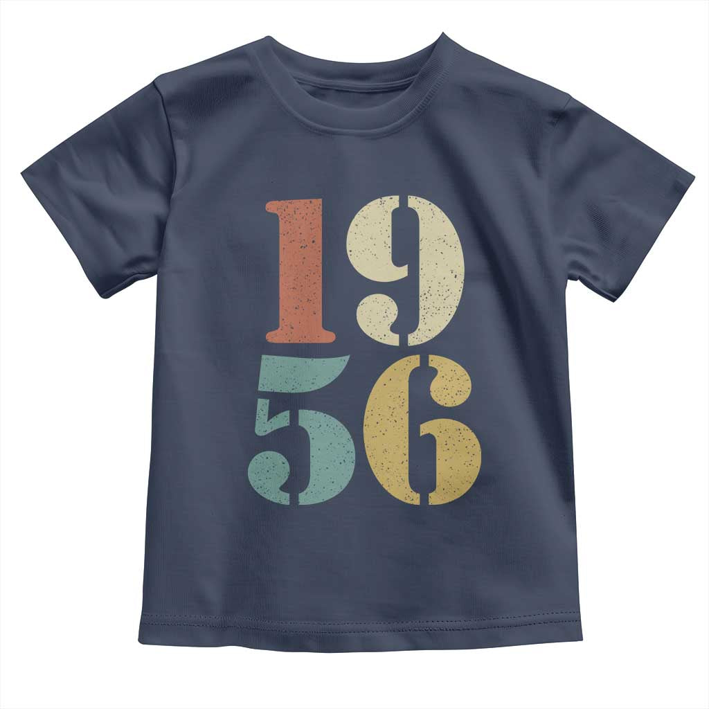 70th Birthday Toddler T Shirt Classic Retro 1956 70 Year Old Gifts