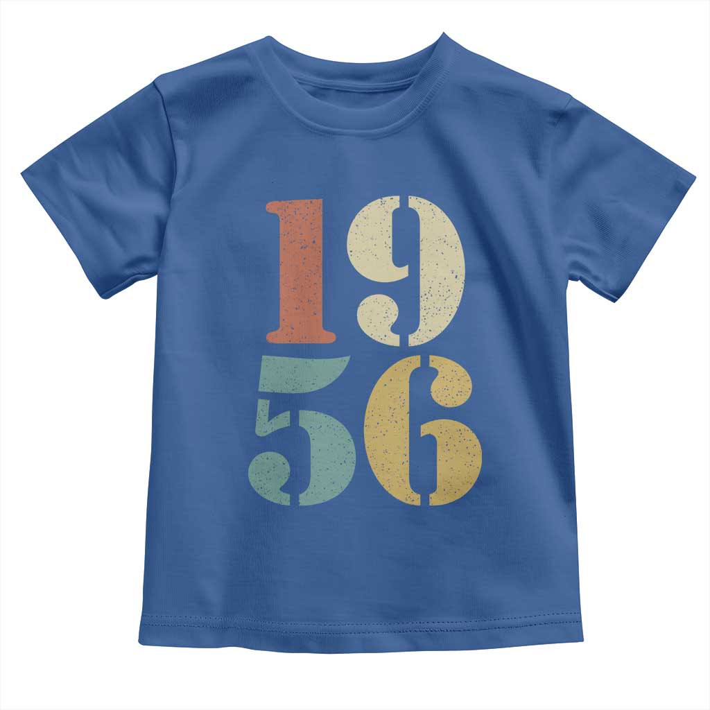 70th Birthday Toddler T Shirt Classic Retro 1956 70 Year Old Gifts