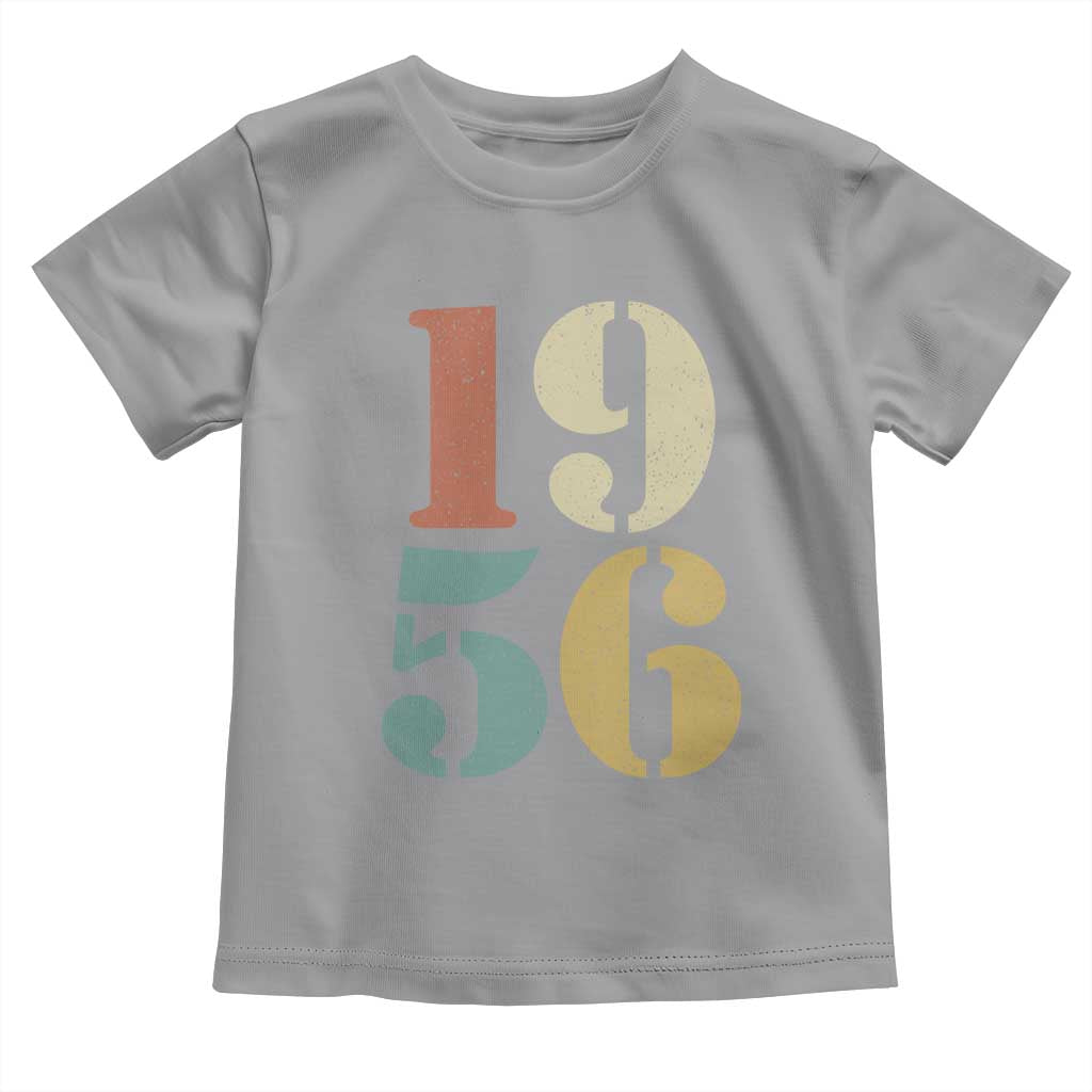 70th Birthday Toddler T Shirt Classic Retro 1956 70 Year Old Gifts