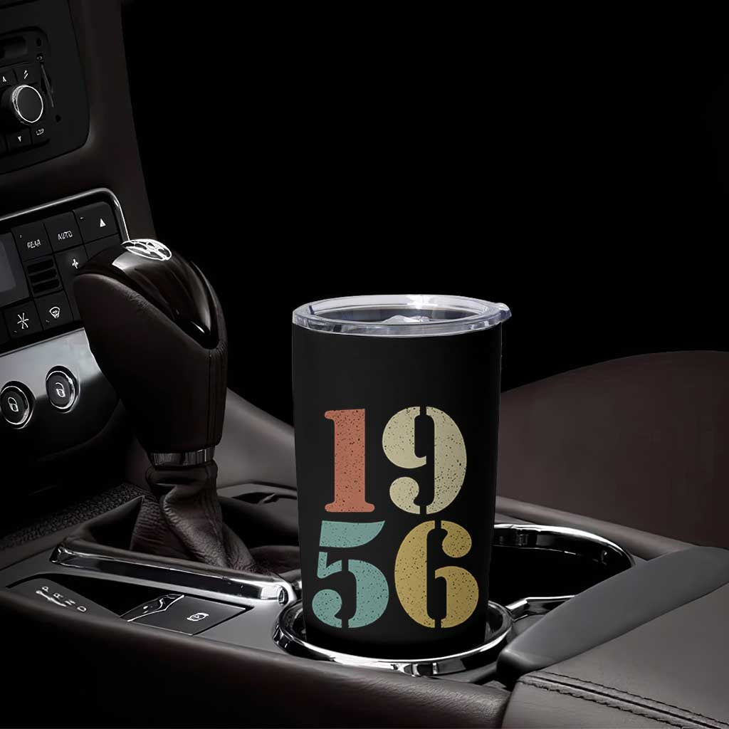 70th Birthday Tumbler Cup Classic Retro 1956 70 Year Old Gifts