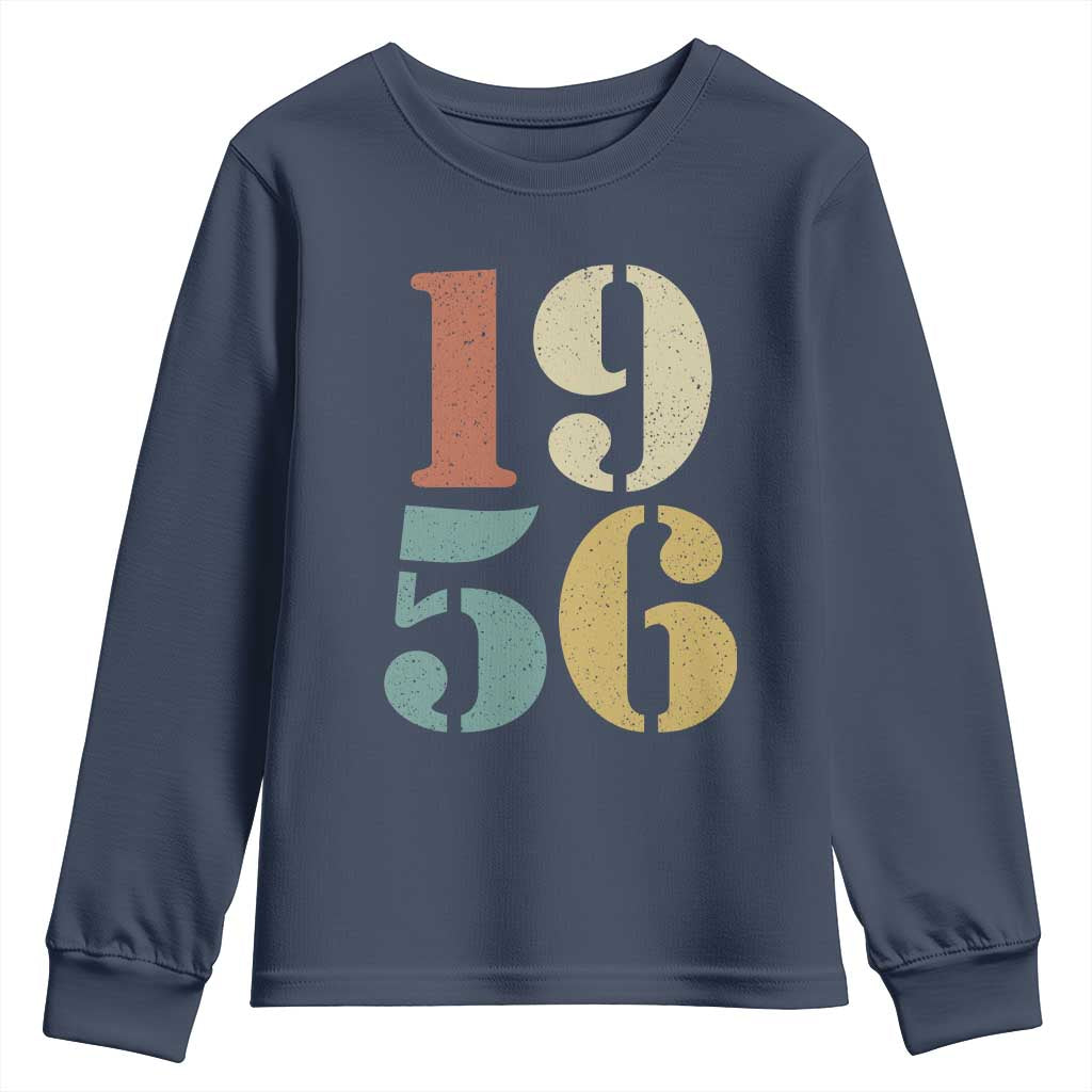 70th Birthday Youth Sweatshirt Classic Retro 1956 70 Year Old Gifts