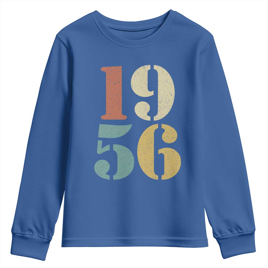 70th Birthday Youth Sweatshirt Classic Retro 1956 70 Year Old Gifts