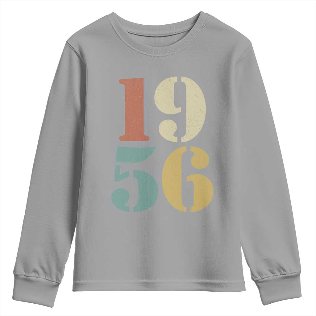 70th Birthday Youth Sweatshirt Classic Retro 1956 70 Year Old Gifts