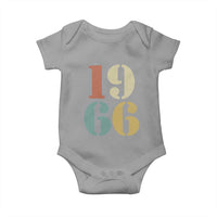 60th Birthday Baby Onesie Classic Retro 1966 60 Year Old Gifts