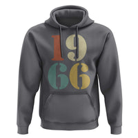 60th Birthday Hoodie Classic Retro 1966 60 Year Old Gifts