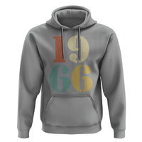 60th Birthday Hoodie Classic Retro 1966 60 Year Old Gifts