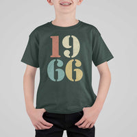 60th Birthday T Shirt For Kid Classic Retro 1966 60 Year Old Gifts