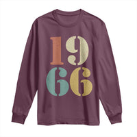 60th Birthday Long Sleeve Shirt Classic Retro 1966 60 Year Old Gifts