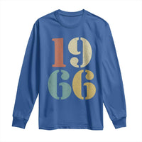 60th Birthday Long Sleeve Shirt Classic Retro 1966 60 Year Old Gifts