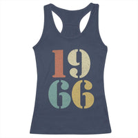 60th Birthday Racerback Tank Top Classic Retro 1966 60 Year Old Gifts