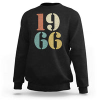 60th Birthday Sweatshirt Classic Retro 1966 60 Year Old Gifts