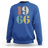 60th Birthday Sweatshirt Classic Retro 1966 60 Year Old Gifts