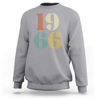 60th Birthday Sweatshirt Classic Retro 1966 60 Year Old Gifts
