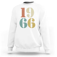 60th Birthday Sweatshirt Classic Retro 1966 60 Year Old Gifts