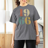 60th Birthday T Shirt For Women Classic Retro 1966 60 Year Old Gifts