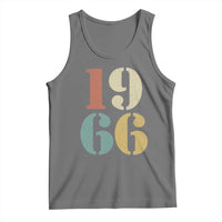 60th Birthday Tank Top Classic Retro 1966 60 Year Old Gifts