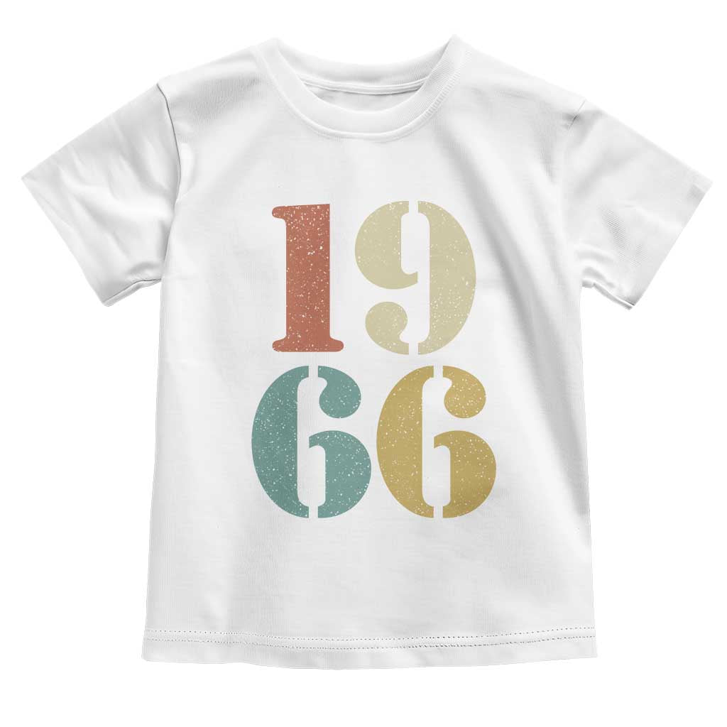 60th Birthday Toddler T Shirt Classic Retro 1966 60 Year Old Gifts