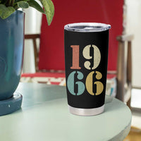 60th Birthday Tumbler Cup Classic Retro 1966 60 Year Old Gifts