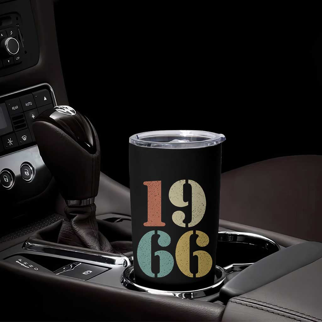60th Birthday Tumbler Cup Classic Retro 1966 60 Year Old Gifts