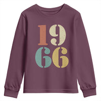 60th Birthday Youth Sweatshirt Classic Retro 1966 60 Year Old Gifts