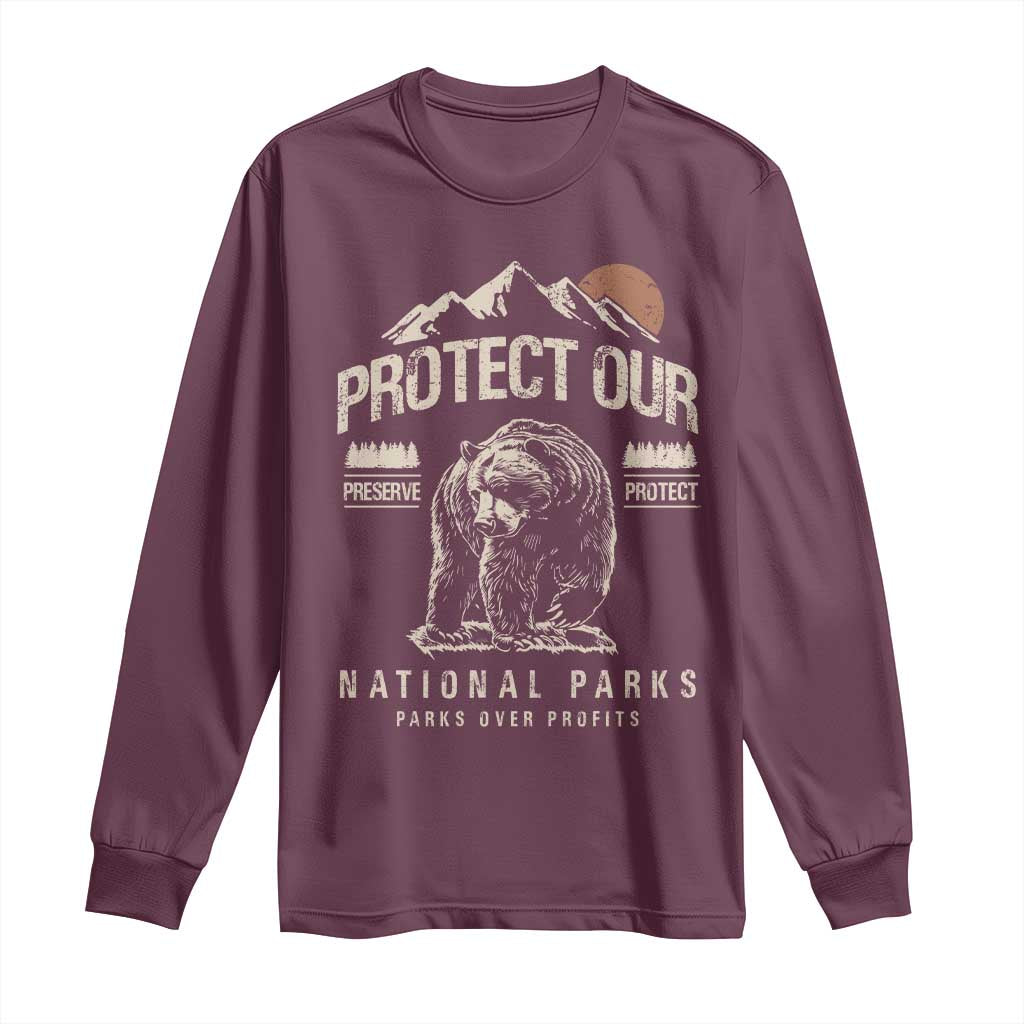 Protect Our National Parks Long Sleeve Shirt