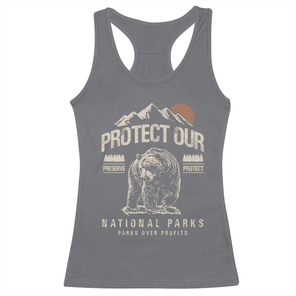 Protect Our National Parks Racerback Tank Top