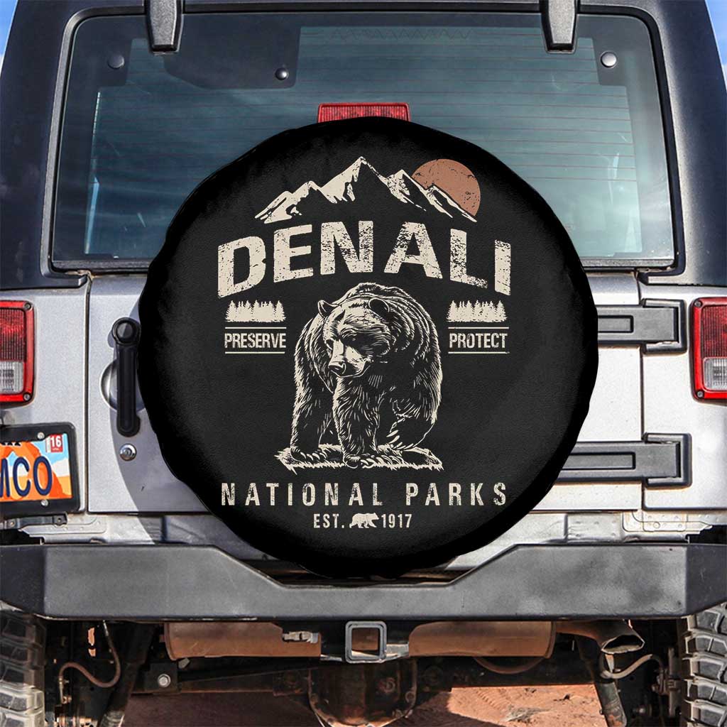 Denali National Park Spare Tire Cover Alaska Mountain Mountain Camping Hiking Mountaineering