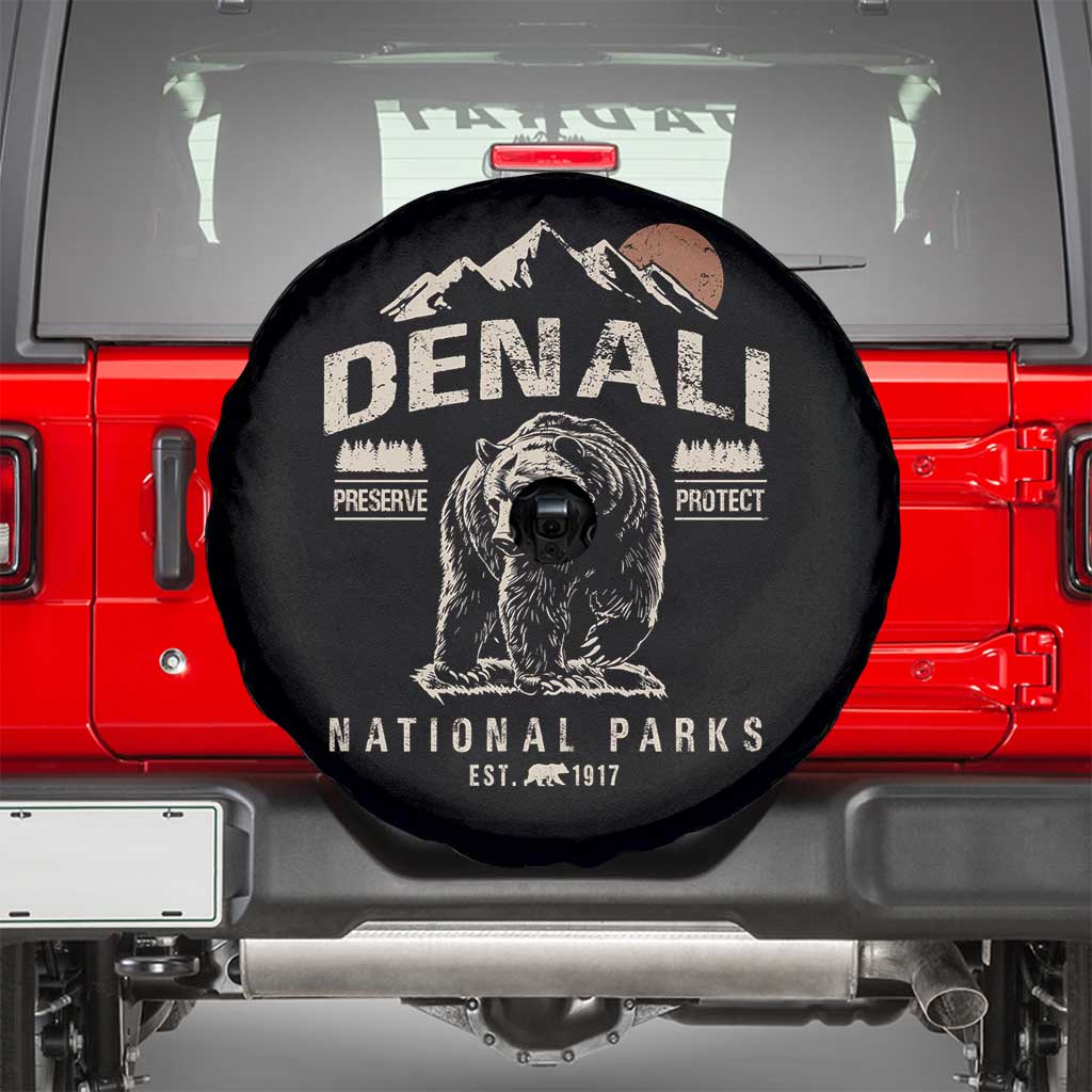 Denali National Park Spare Tire Cover Alaska Mountain Mountain Camping Hiking Mountaineering