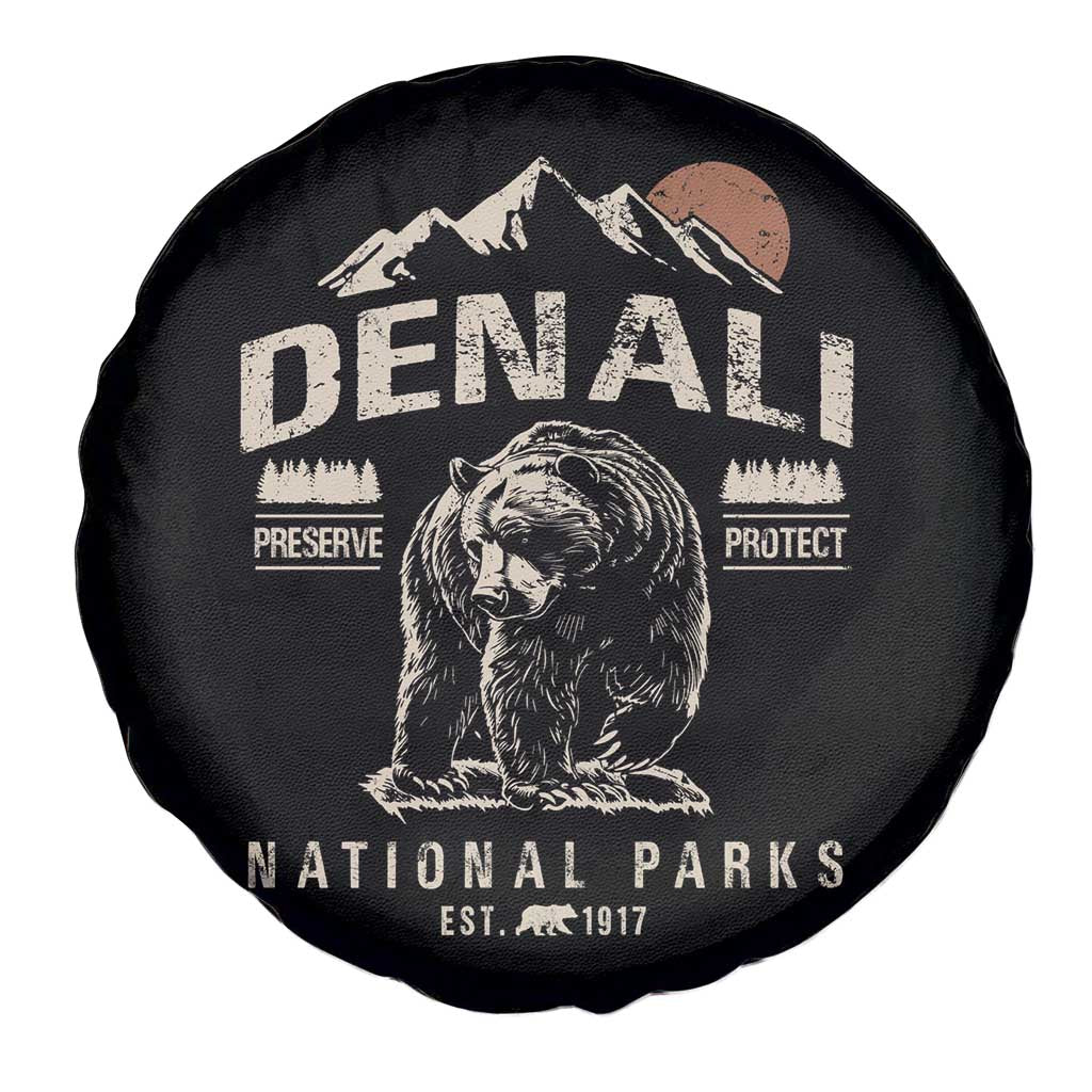 Denali National Park Spare Tire Cover Alaska Mountain Mountain Camping Hiking Mountaineering