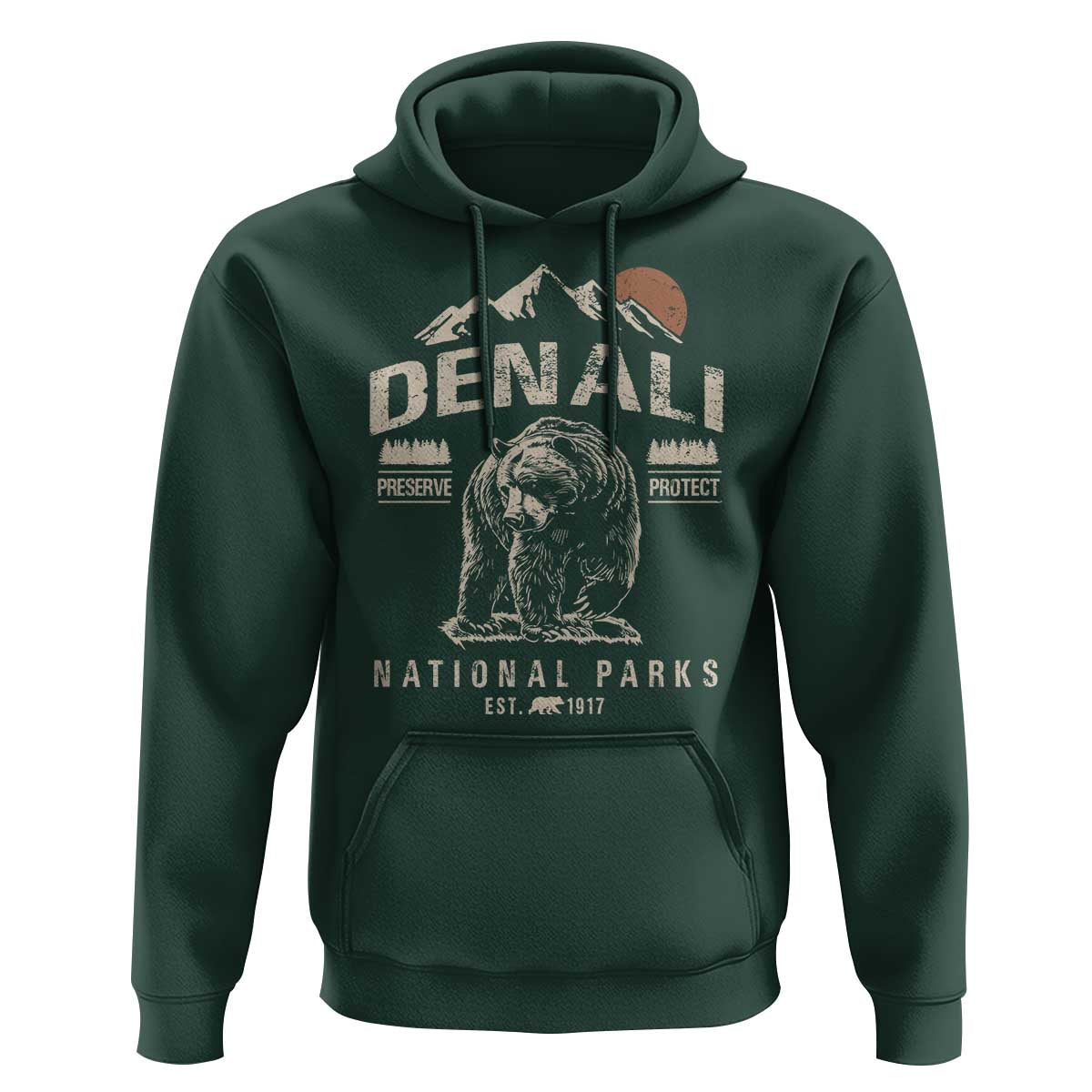 Denali National Park Hoodie Alaska Mountain Mountain Camping Hiking Mountaineering