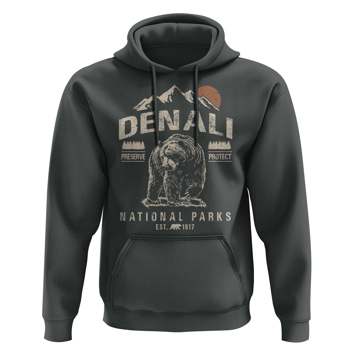 Denali National Park Hoodie Alaska Mountain Mountain Camping Hiking Mountaineering