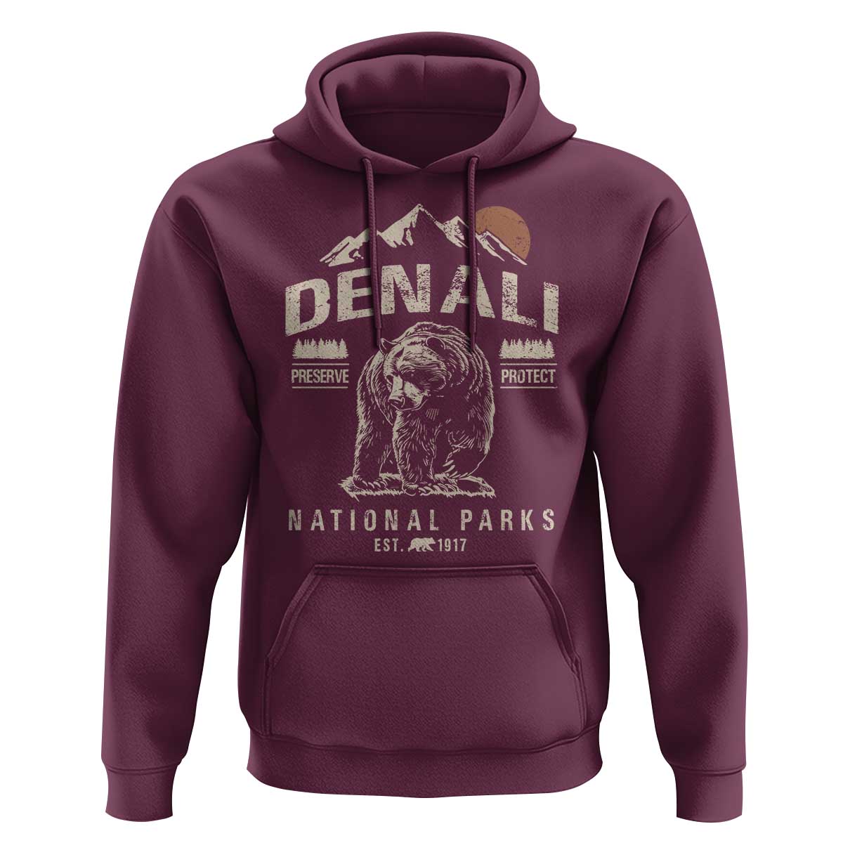 Denali National Park Hoodie Alaska Mountain Mountain Camping Hiking Mountaineering