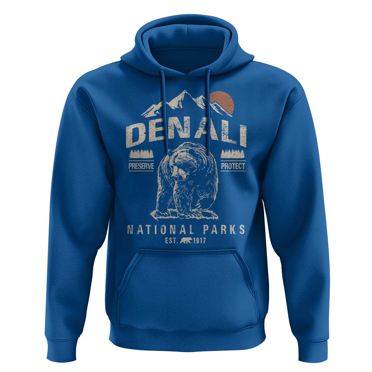 Denali National Park Hoodie Alaska Mountain Mountain Camping Hiking Mountaineering