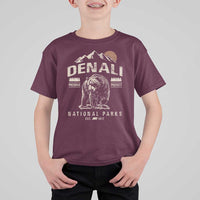 Denali National Park T Shirt For Kid Alaska Mountain Mountain Camping Hiking Mountaineering