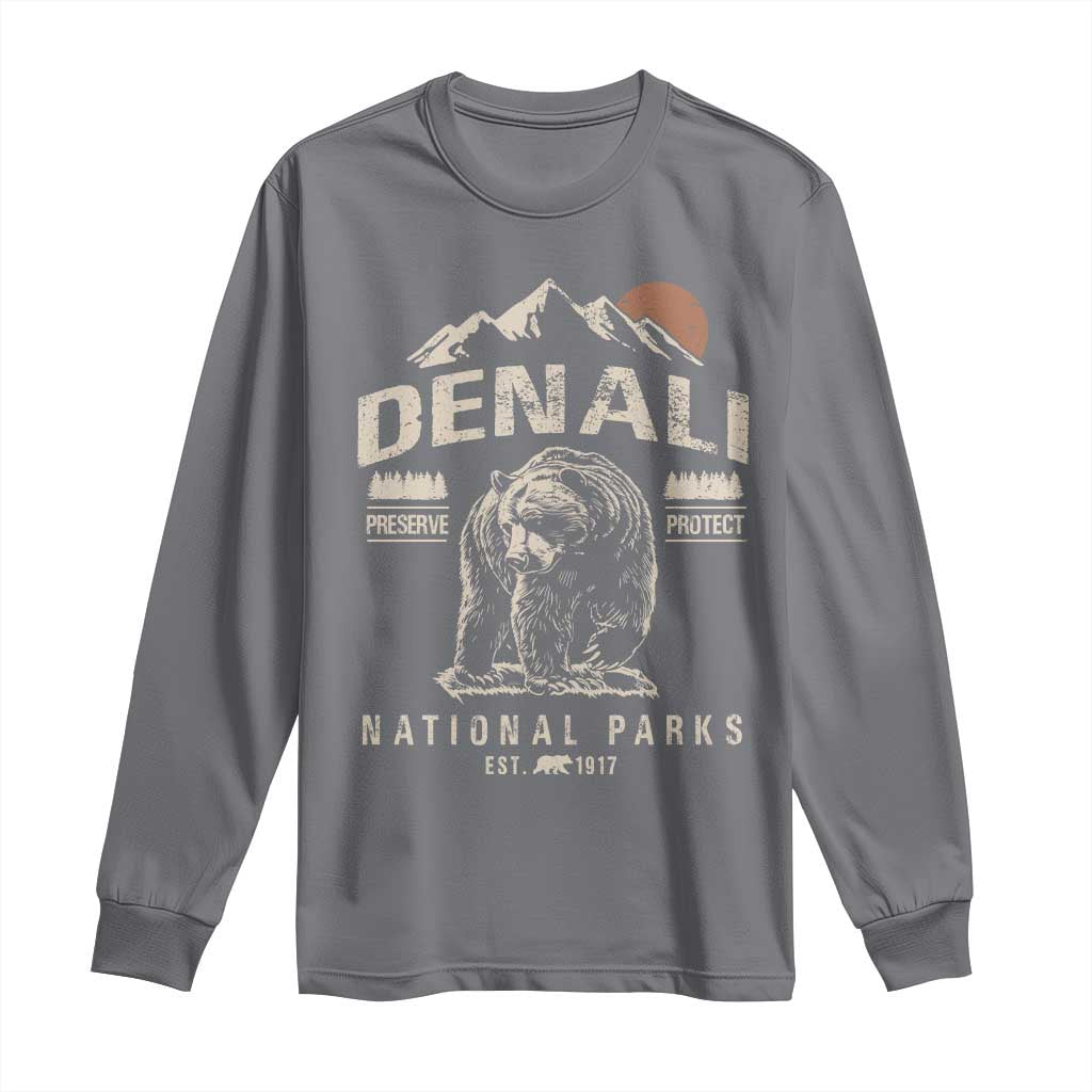 Denali National Park Long Sleeve Shirt Alaska Mountain Mountain Camping Hiking Mountaineering