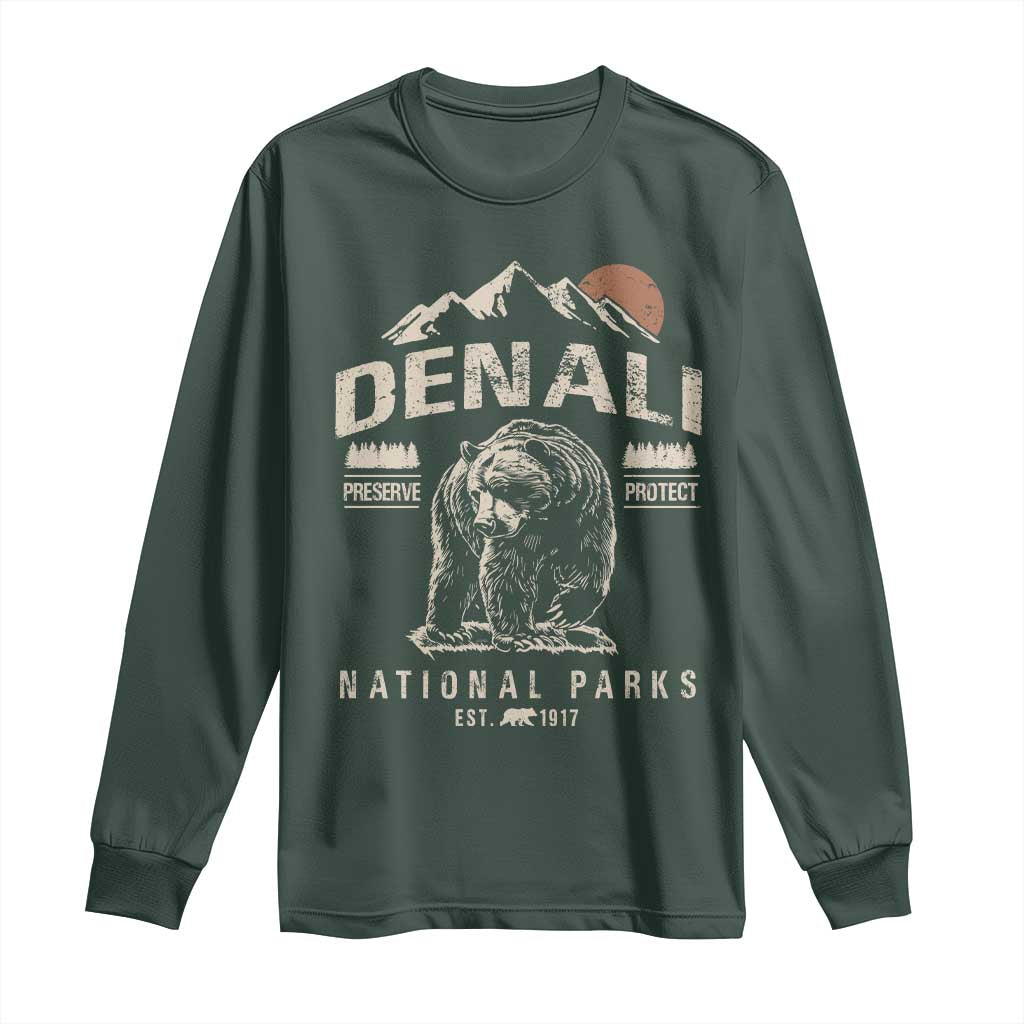 Denali National Park Long Sleeve Shirt Alaska Mountain Mountain Camping Hiking Mountaineering