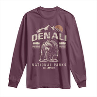 Denali National Park Long Sleeve Shirt Alaska Mountain Mountain Camping Hiking Mountaineering