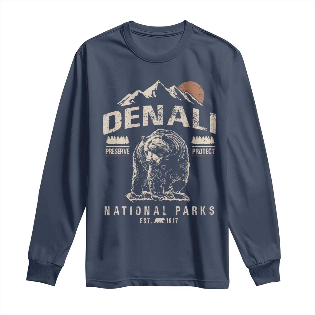 Denali National Park Long Sleeve Shirt Alaska Mountain Mountain Camping Hiking Mountaineering